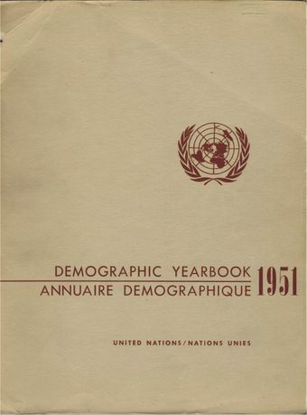 image of United Nations Demographic Yearbook 1951