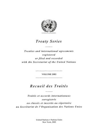 image of Treaty Series 2083