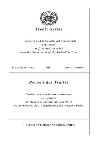 image of Treaty Series 2677 - 2678