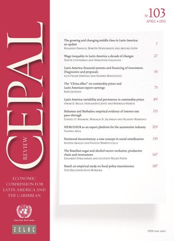 CEPAL Review No. 103, April 2011