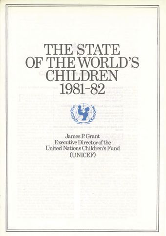 image of The State of the World's Children 1981-1982