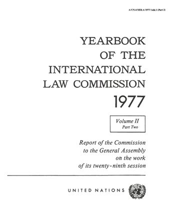 image of Yearbook of the International Law Commission 1977, Vol. II, Part 2