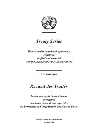 image of Treaty Series 2008
