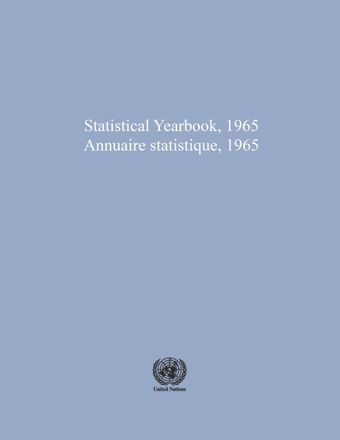 image of Statistical Yearbook 1965, Seventeenth Issue