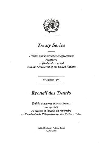 image of Treaty Series 1973