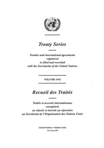 image of No. 32022. International Grains Agreement, 1995