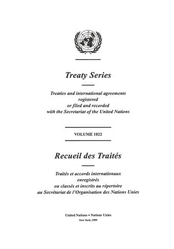image of Treaty Series 1822