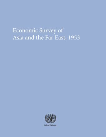image of Economic and Social Survey of Asia and the Far East 1953