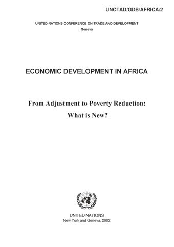 image of Economic Development in Africa 2002