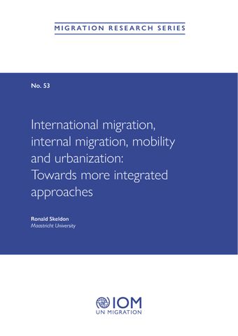 image of International Migration, Internal Migration, Mobility and Urbanization