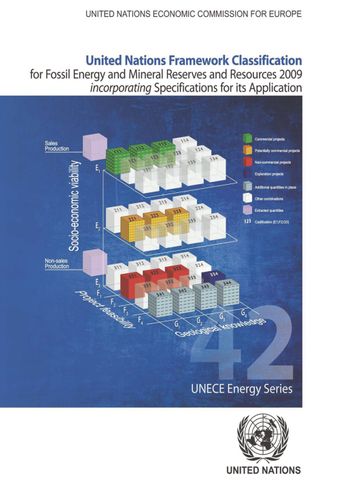 image of United Nations Framework Classification for Fossil Energy and Mineral Reserves and Resources 2009 Incorporating Specifications for its Application