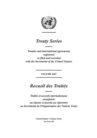 image of Treaty Series 1667