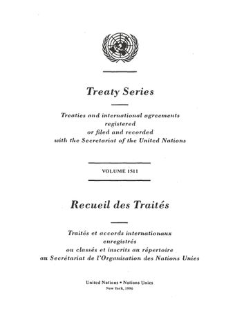 image of Treaty Series 1511