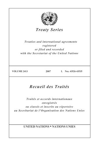 image of Treaty Series 2413