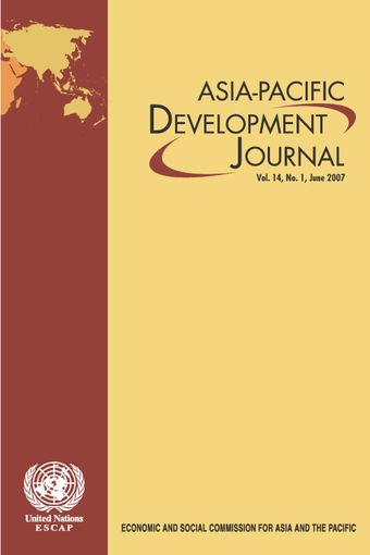 Asia-Pacific Development Journal Vol. 14, No. 1, June 2007