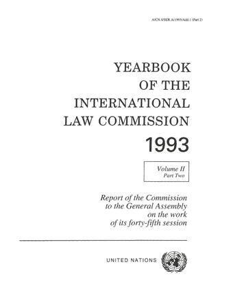 image of Yearbook of the International Law Commission 1993, Vol. II, Part 2