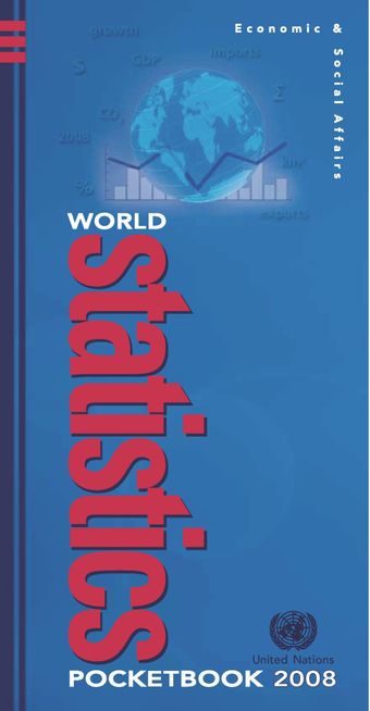 image of World Statistics Pocketbook 2008
