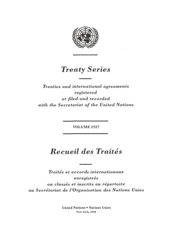 image of No. 26493. United States of America and International Centre for the Study of the Preservation and the Restoration of Cultural Property (ICCROM)