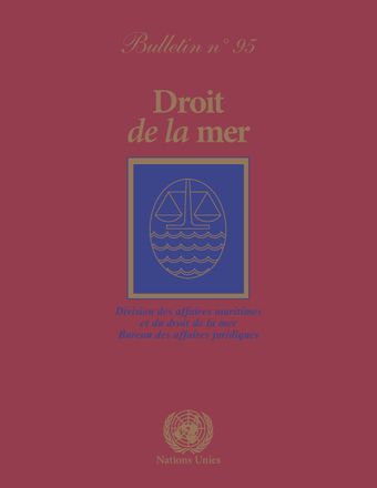 Droit de la mer bulletin, No. 95