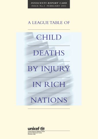 image of A League Table of Child Deaths by Injury in Rich Nations