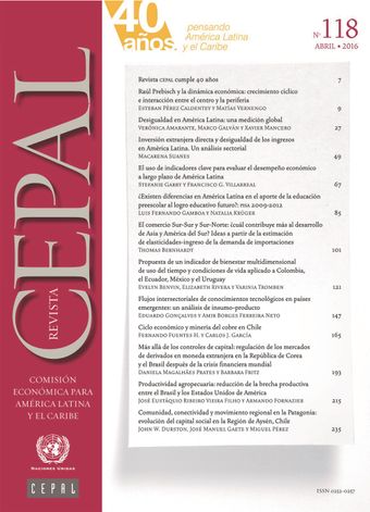 Revista de la CEPAL No. 118, Abril 2016