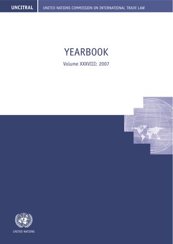 image of United Nations Commission on International Trade Law (UNCITRAL) Yearbook 2007