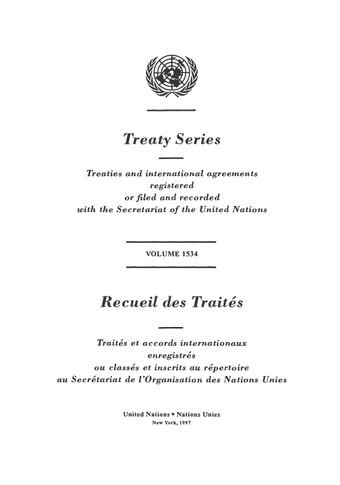 image of Recueil des Traités 1534