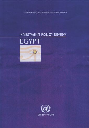 image of Investment Policy Review - Egypt