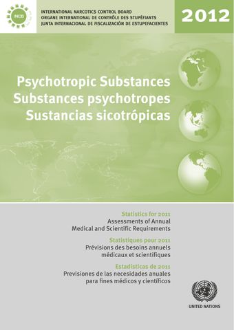 image of Table IV. Levels of consumption of groups of psychotropic substances in defined daily doses for statistical purposes (S-DDD) per thousand inhabitants per day