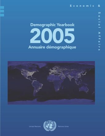 image of Nations Unies Annuaire Démographique 2005
