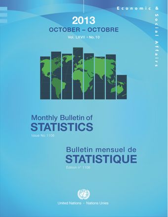 image of Monthly Bulletin of Statistics, October 2013