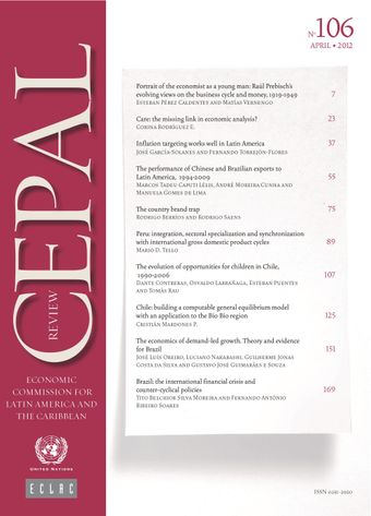 CEPAL Review No. 106, April 2012