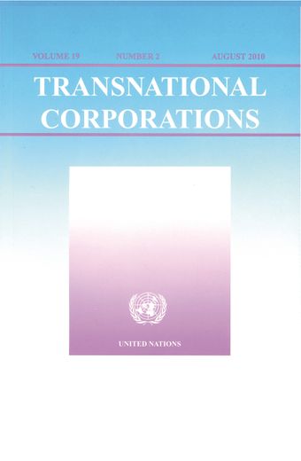 Transnational Corporations, August 2010