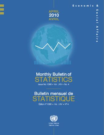 image of Monthly Bulletin of Statistics, April 2010