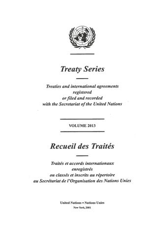 image of Treaty Series 2013