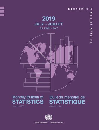 image of Monthly Bulletin of Statistics, July 2019