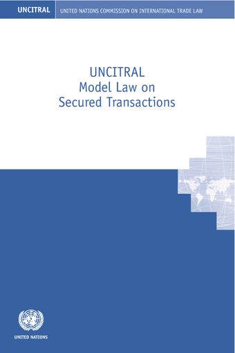 image of UNCITRAL Model Law on Secured Transactions
