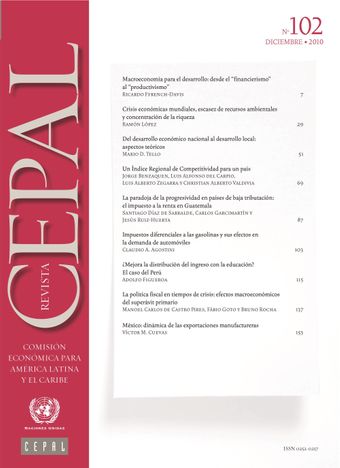 Revista de la CEPAL No. 102, Diciembre 2010