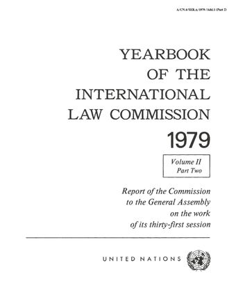 image of Yearbook of the International Law Commission 1979, Vol. II, Part 2