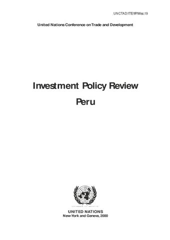 image of Building on success: What next in Peru's FDI strategy