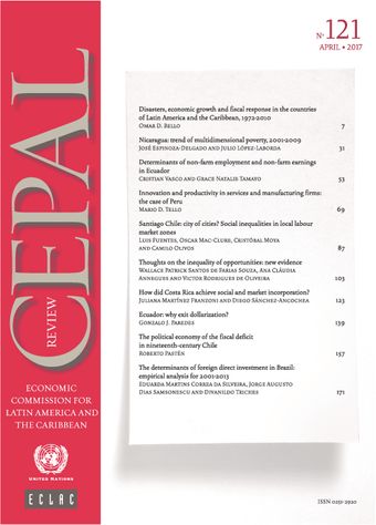 CEPAL Review No. 121, April 2017
