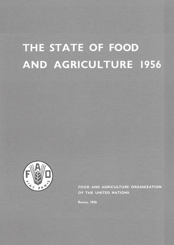 image of The State of Food and Agriculture 1956