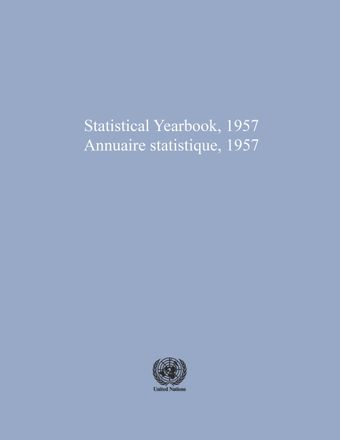 image of Statistical Yearbook 1957, Ninth Issue