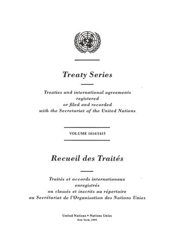 image of Treaty Series 1614/1615