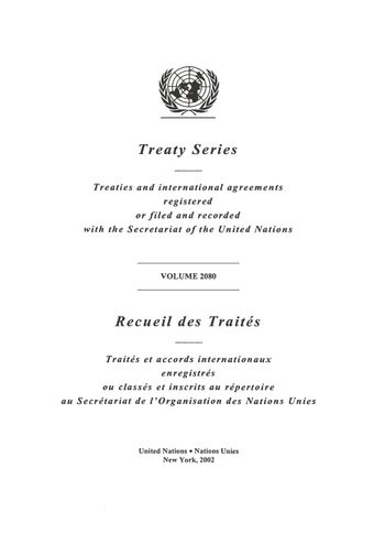 image of Treaty Series 2080