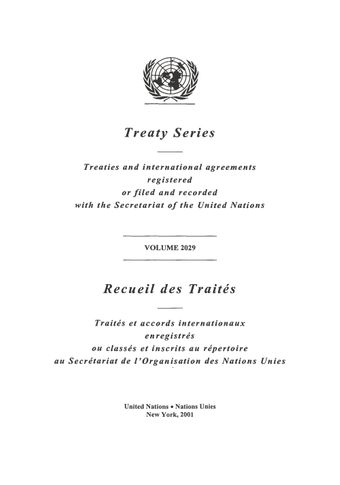 image of Treaty Series 2029