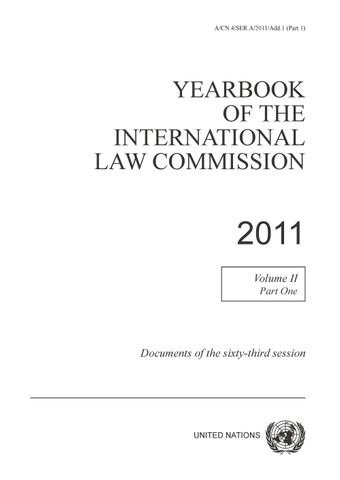 image of Yearbook of the International Law Commission 2011, Vol. II, Part 1