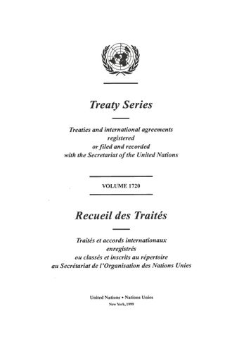 image of Treaty Series 1720