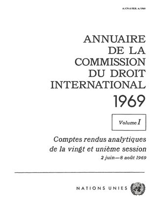image of Liste des annuaires de la commission du droit international