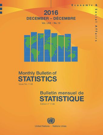 image of Monthly Bulletin of Statistics, December 2016